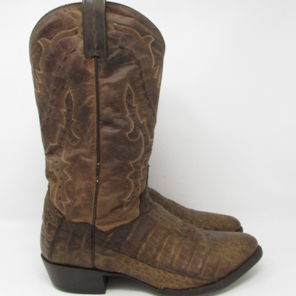 🇺🇸 Dan Post caiman cowboy boots mens size 11D